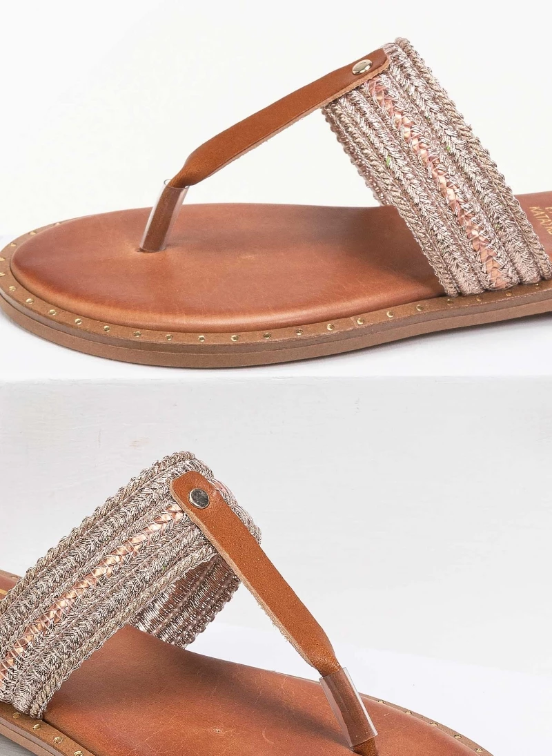 Η καλύτερη συμφωνία 🎉 Συμφωνίες ✨ Σανδάλια Estil δερμάτινα Boho - Χαλκός ✔️ 😀 - Image 3