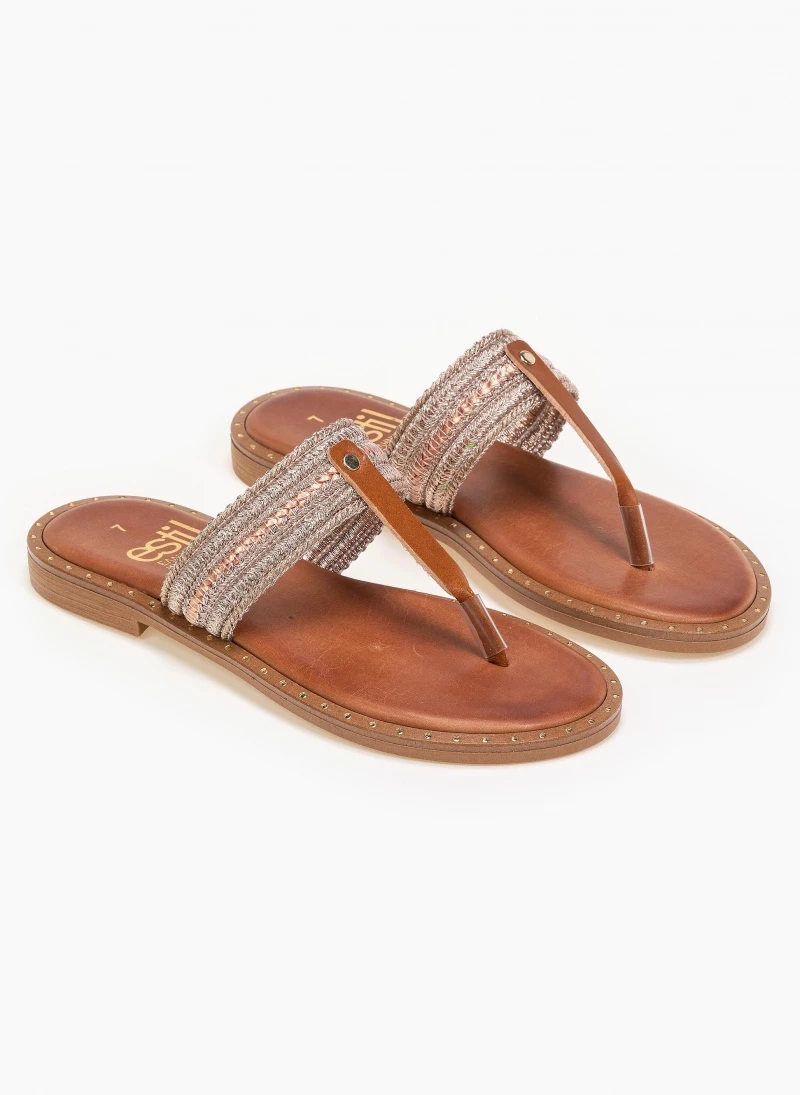Η καλύτερη συμφωνία 🎉 Συμφωνίες ✨ Σανδάλια Estil δερμάτινα Boho - Χαλκός ✔️ 😀 - Image 2
