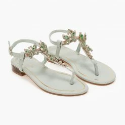 Καλύτερες κριτικές για ❤️ Best Pirce 🧨 The Fashion Project Πέδιλα φλατ με στρας - Βεραμάν 🤩 🛒