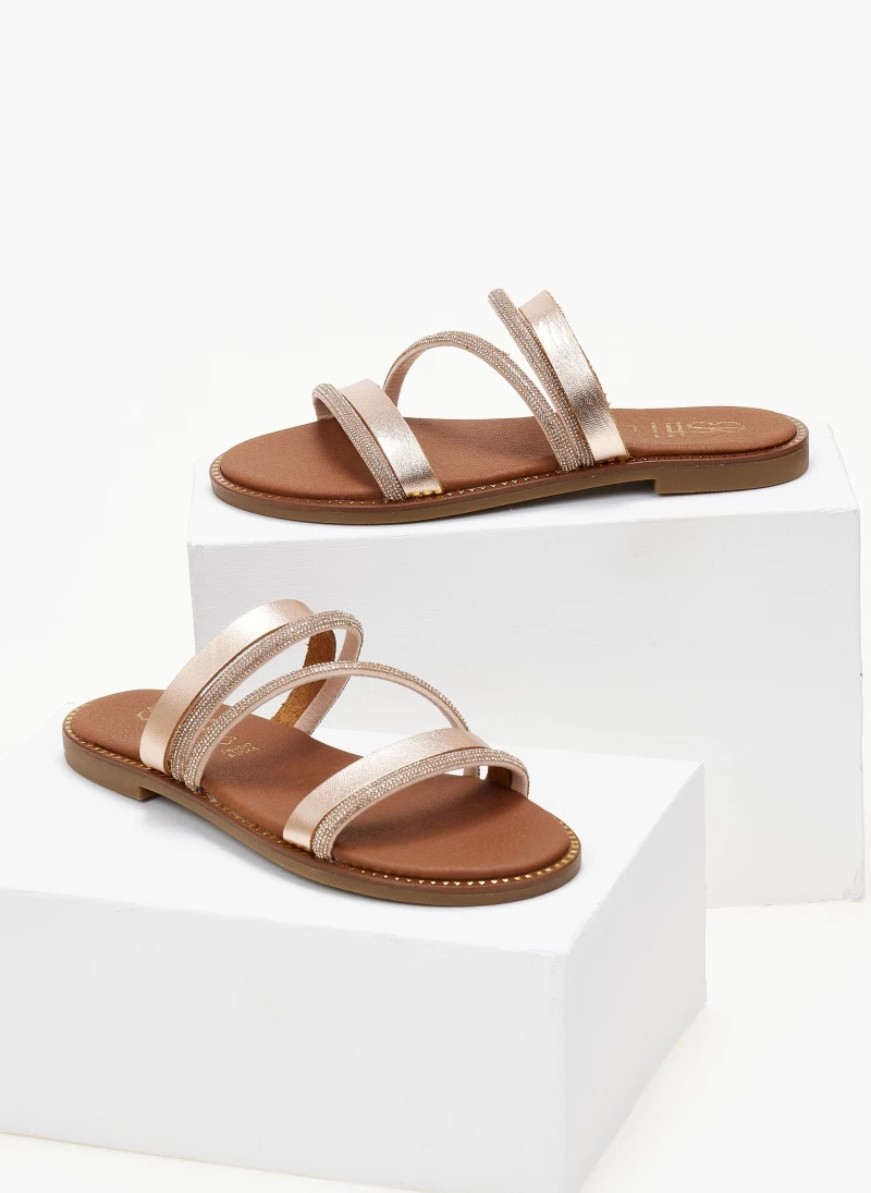 Καλύτερη πώληση 🛒 Εξοδος 👏 Σανδάλια δερμάτινα ESTIL - Χαλκός 🌟 🧨 - Image 4