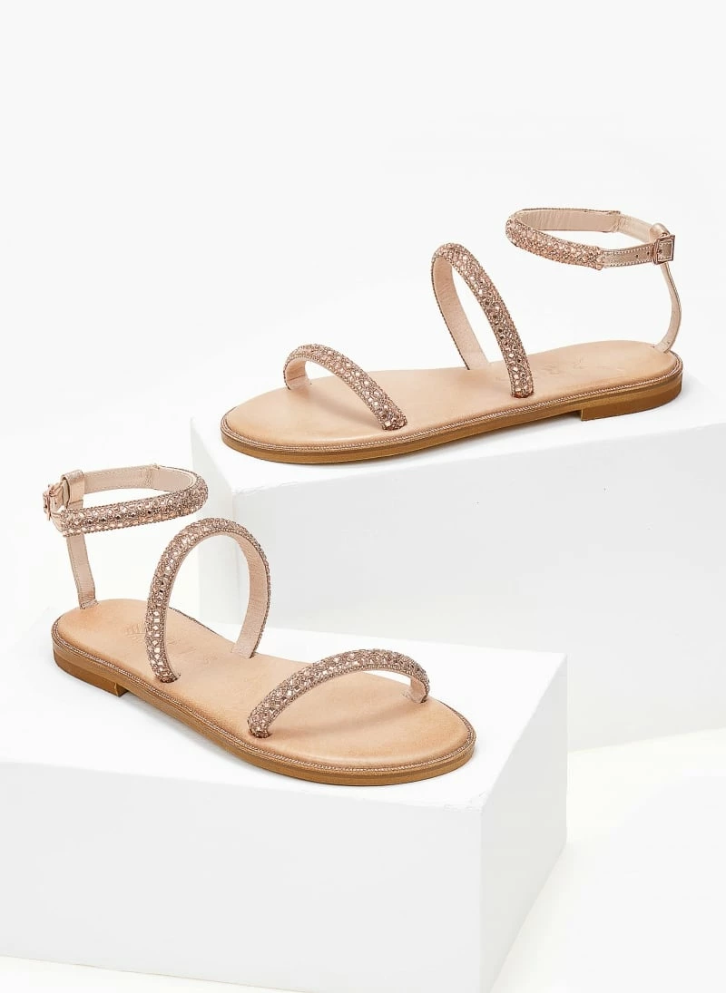 Καλύτερες κριτικές για 👍 Αγορά 🤩 Σανδάλια δερμάτινα IRIS με πέτρες - Χαλκός 😍 🛒 - Image 5